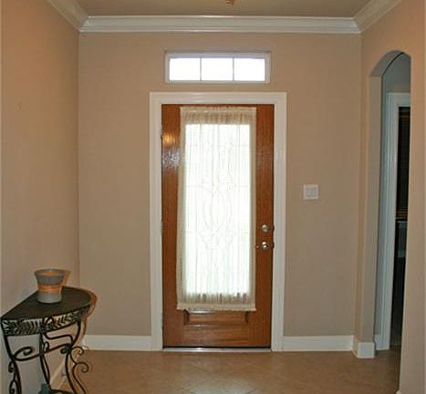 Welcome your friends in this inviting foyer.