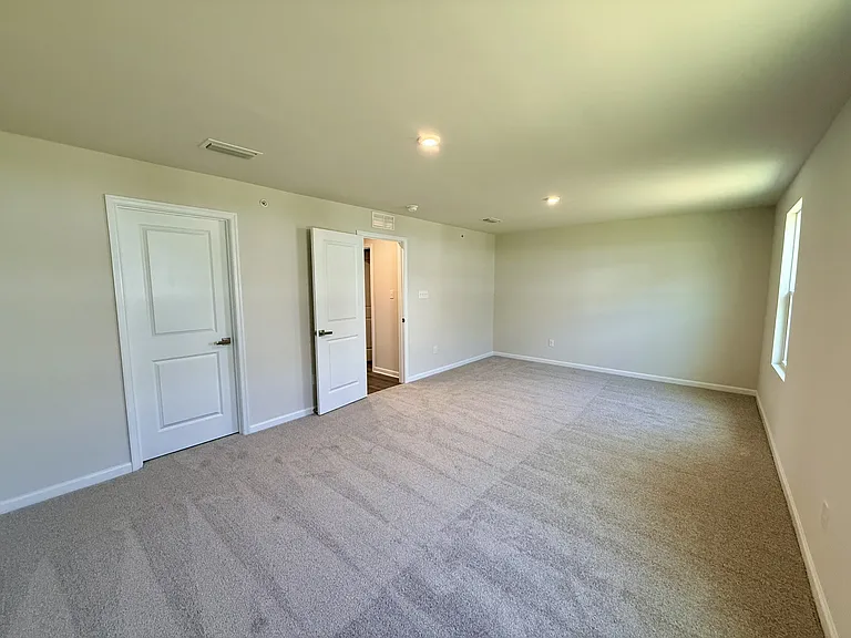 Spacious master bedroom