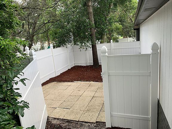Left side yard storage area 
