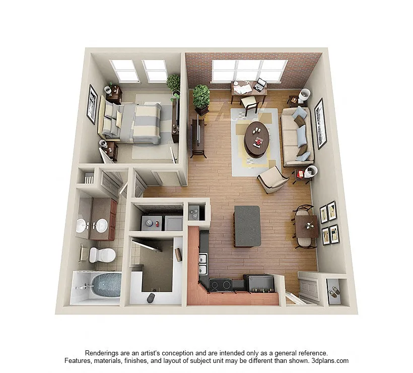 Floor plan Woodway (A5)