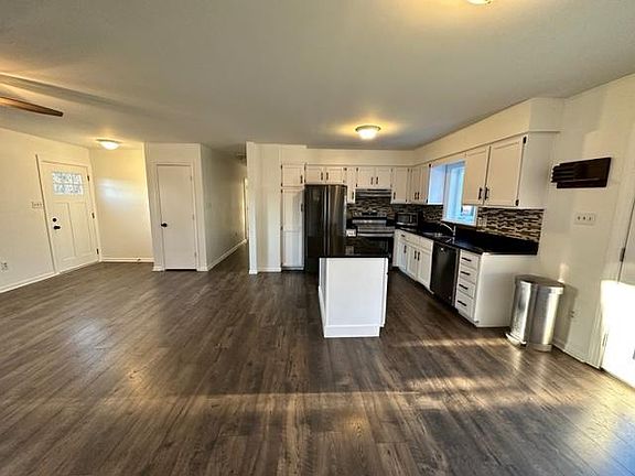 Kitchen and living room