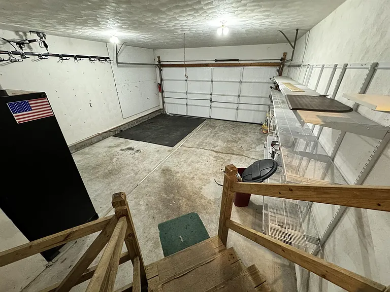 Extra large 2 car garage