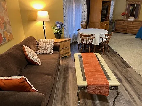 Expansive guest suite for friends and family to visit