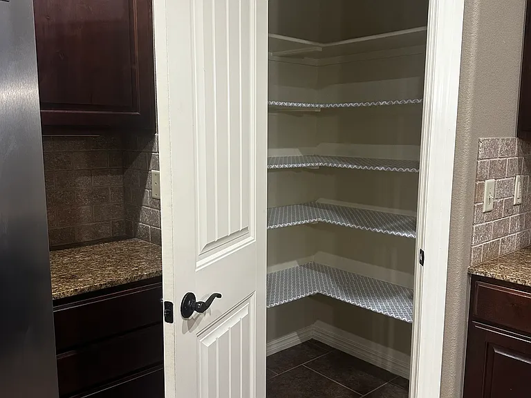 Kitchen with pantry