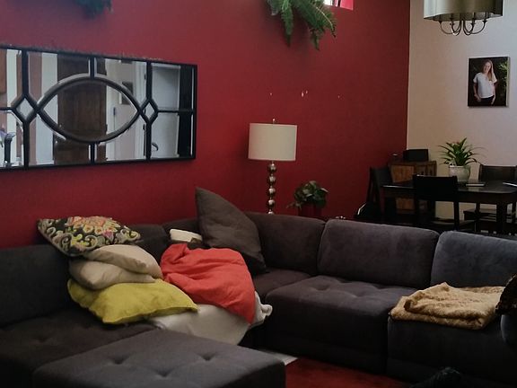 Vaulted ceilings and skylights.