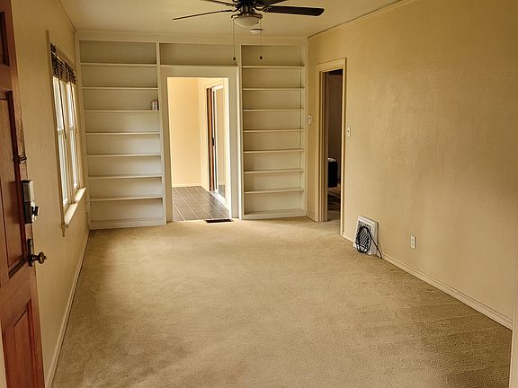Living room looking west toward sunroom