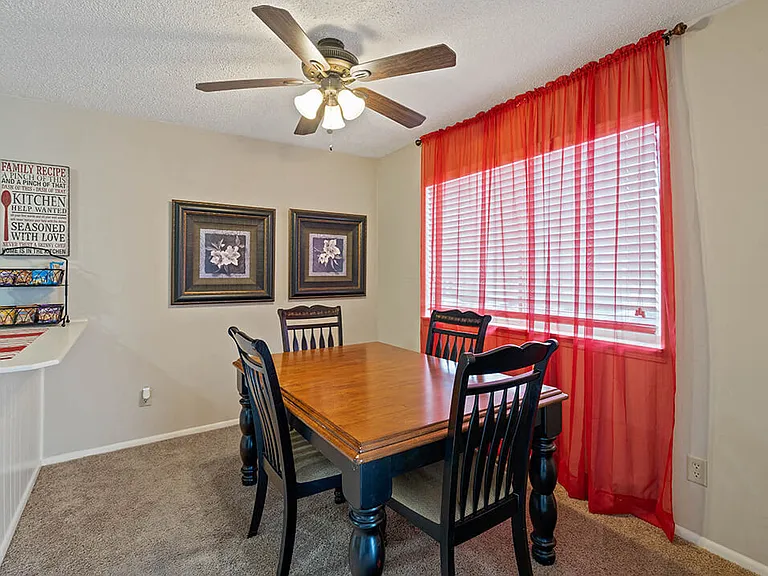 Dining Area with Ceiling Fan
