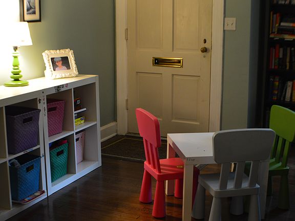 child's nook in living room