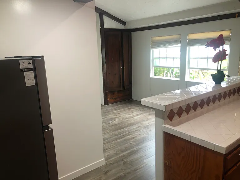 View from kitchen