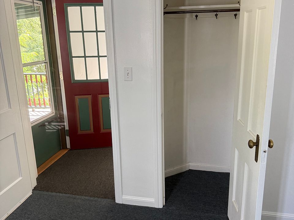 Entry door to porch, Unit and Closet