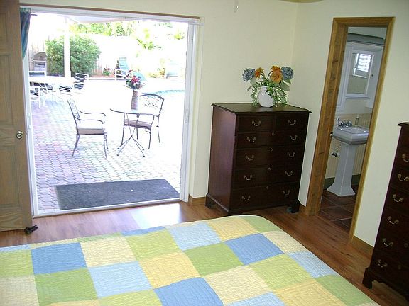 Master ste & french door to patio