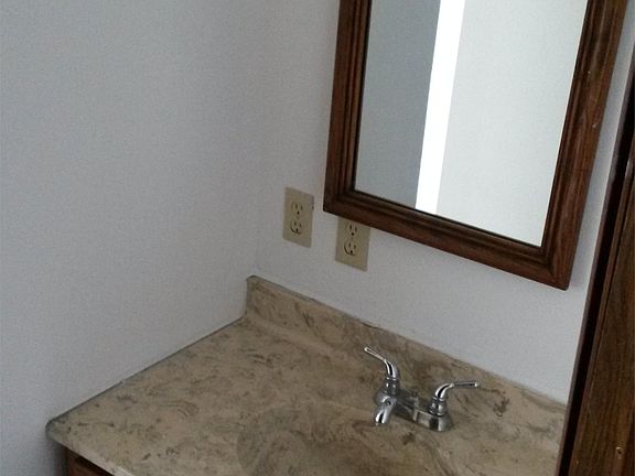 full bathroom vanity area