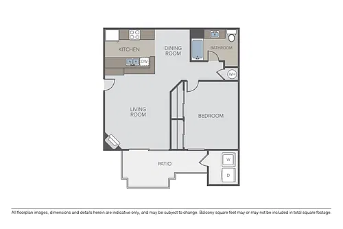 Floor plan Plan 1B
