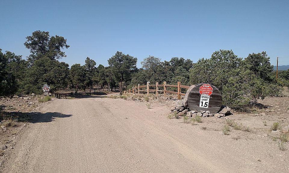 Entrance from main road