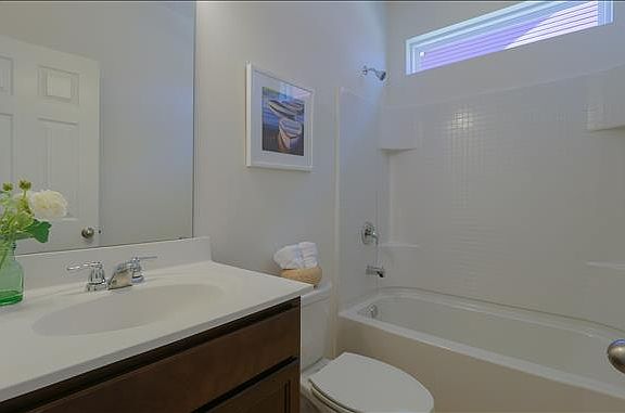 well-appointed secondary bathroom