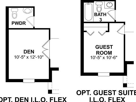 Tortuga First Floor Options