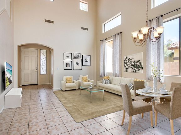 Virtually Staged Living-Dining