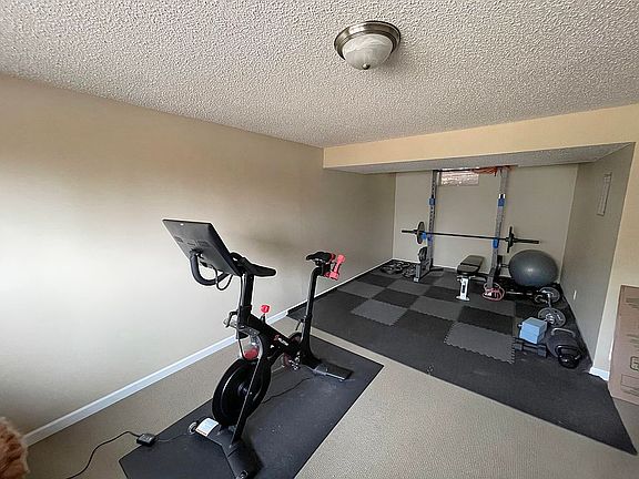 Workout/office area