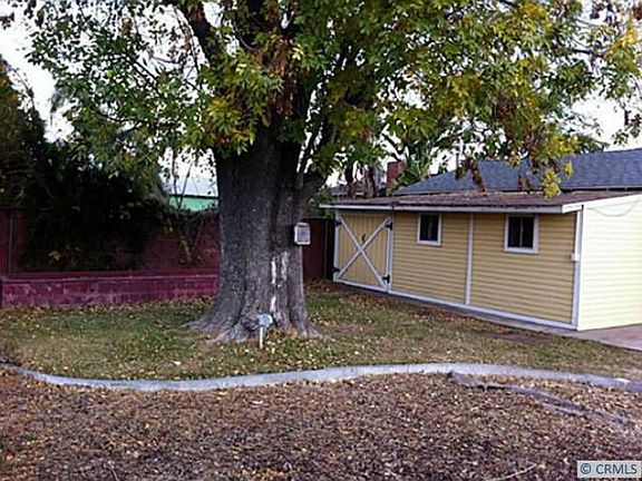 Rear yard facing storage