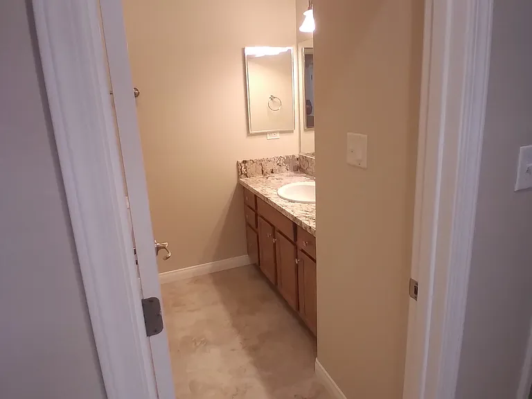 hallway bathroom