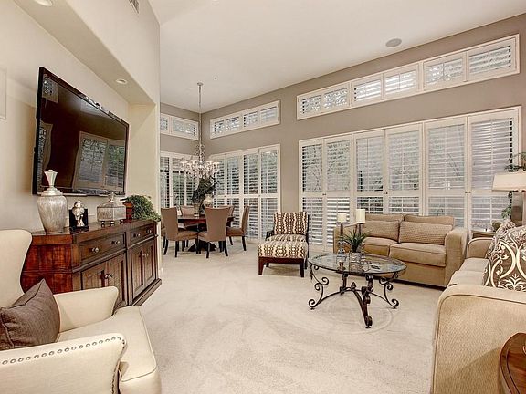 12 Foot Ceilings at Living Rm