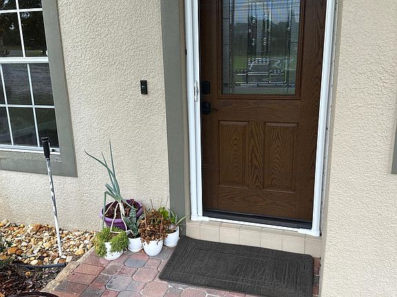 Front door.