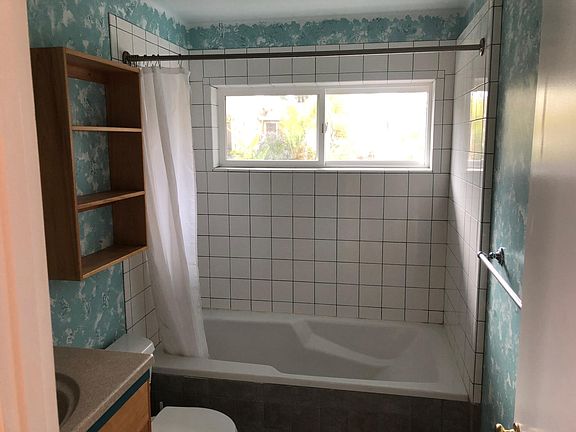 Bathroom looking north