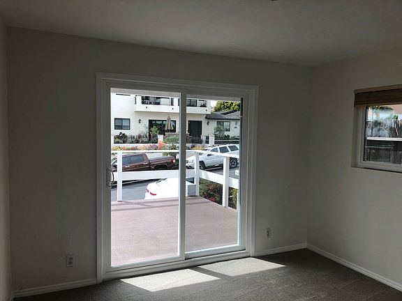 Front bedroom leading out to deck.
