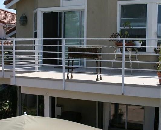 Back Deck with Ocean, pool and tennis view