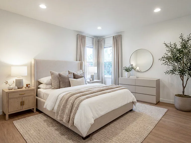 Second Bedroom - "Virtually staged for illustrative purposes."