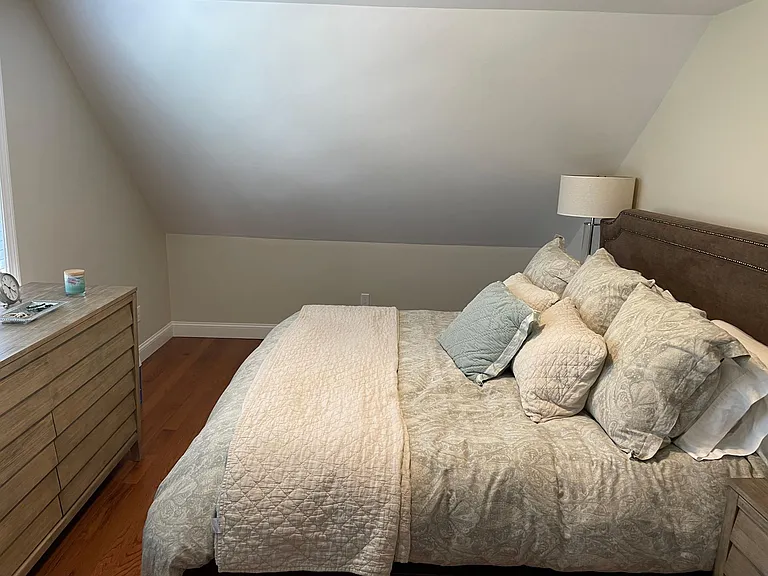 large master bedroom with ensuite high end bathroom