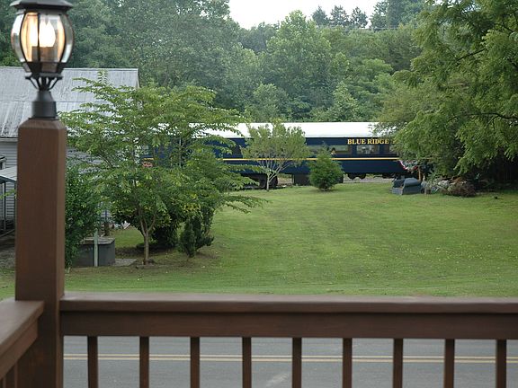 Front deck and view of Train