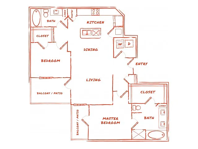 Floor plan B6