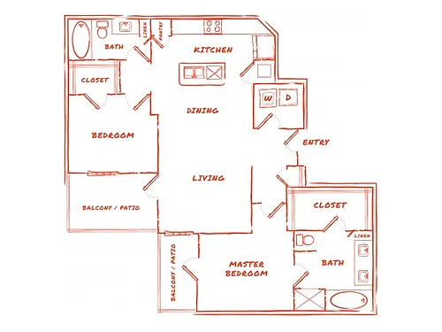 Floor plan B6