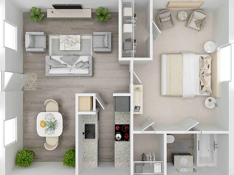 Ashford Willow Falls 1 bed 1 bath Ashford Willow Falls 1 bed 1 bath
