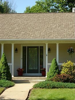 br br A very welcoming front door.