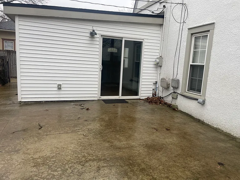 Walk out patio