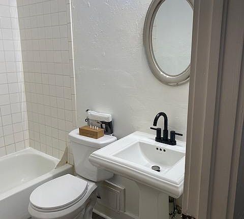 Hallway bathroom