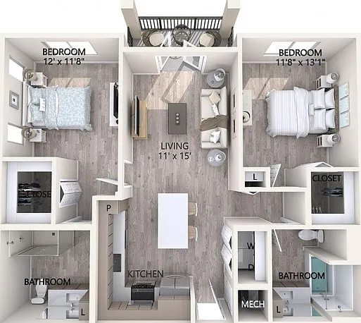 2 Bedroom 2 Bathroom 2 Bedroom 2 Bathroom