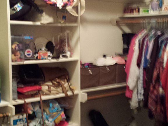 walk in master closet