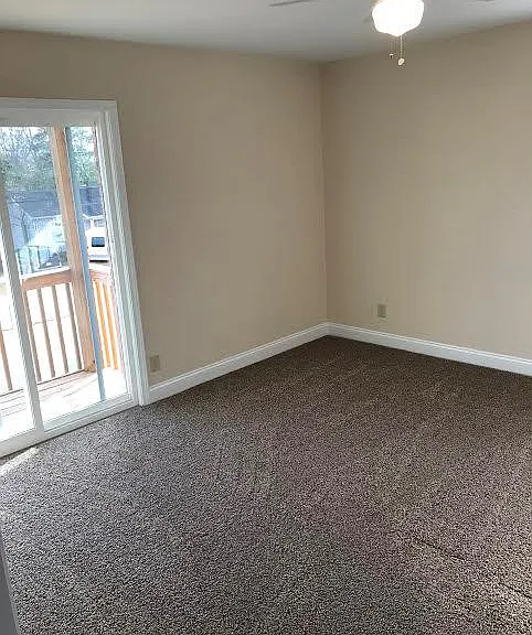 Bedroom with balcony
