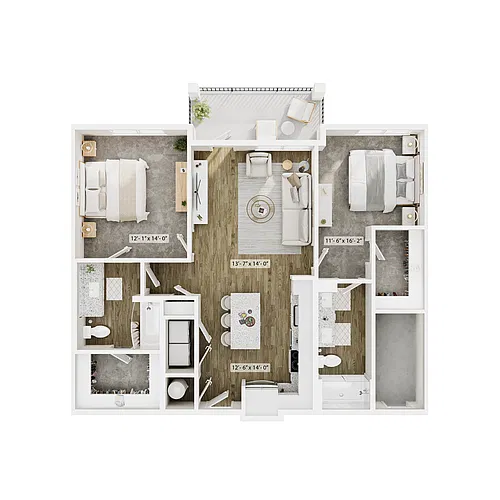 Floor plan B2