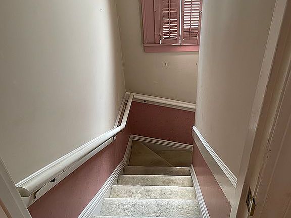 Private stairs to master bed