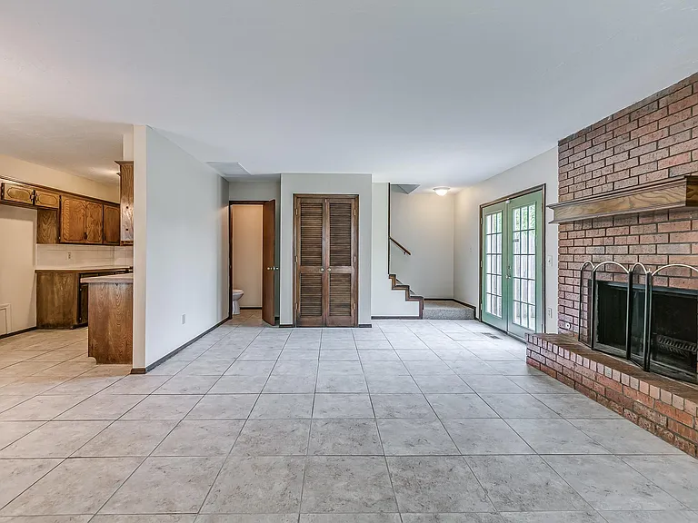 Living, Stair Landing, Powder Bath, Kitchen
