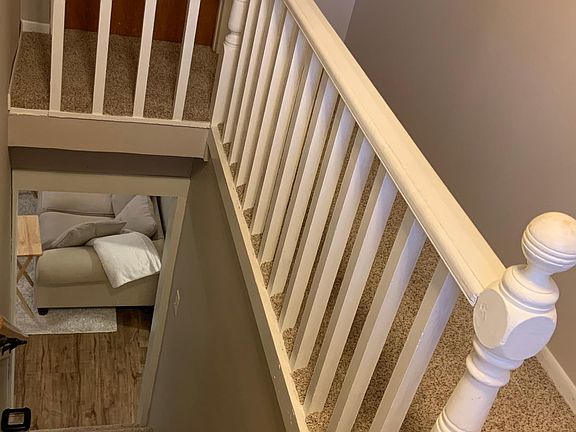 Bedrooms and 1 bathroom upstairs