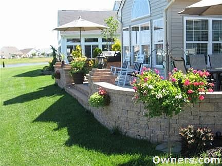 Rear wrap-around patio