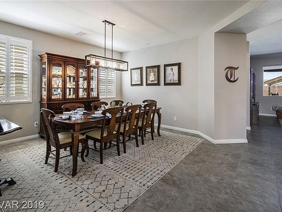 Beautiful formal dining space