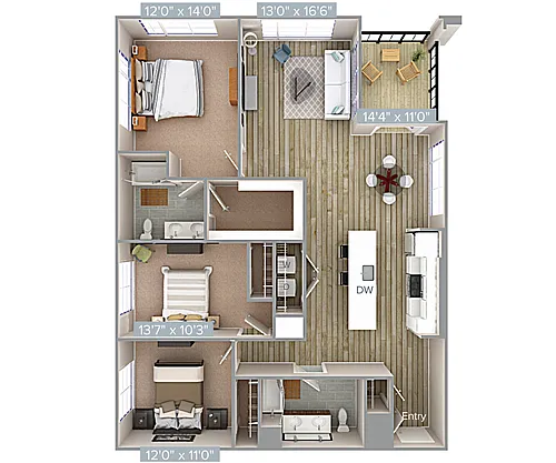 Floor plan C3-1513