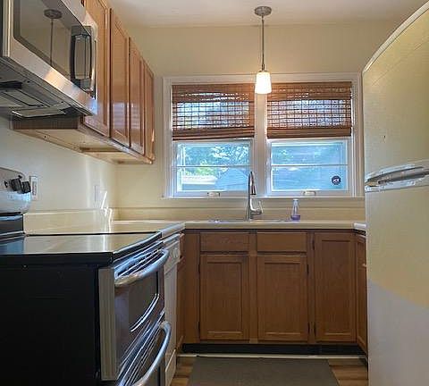 New microwave and refrigerator