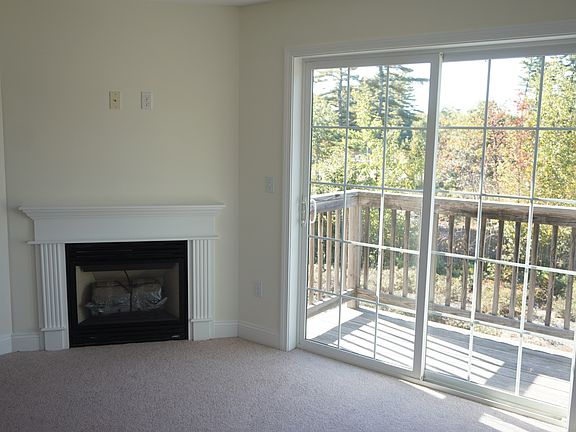Gas Fireplace & Balcony